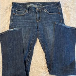 American Eagle Skinny Kick stretch jeans, 10 long